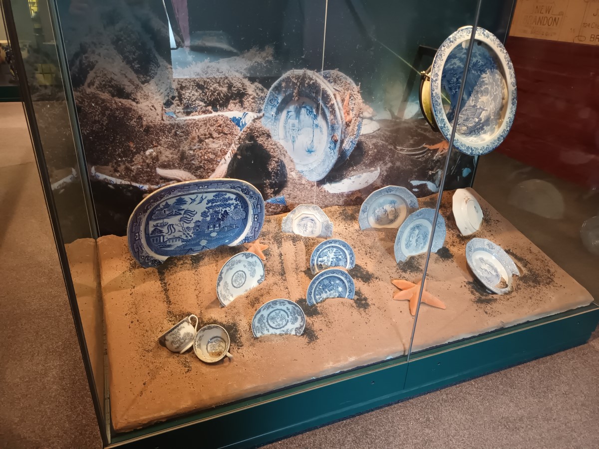 Imagine of Josephine Willis ceramics display